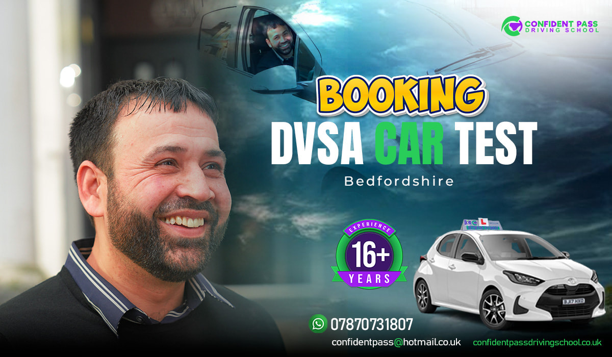 Booking DVSA car test Bedfordshire